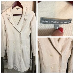 James Perse VTG sweatshirt jacket M GUC
